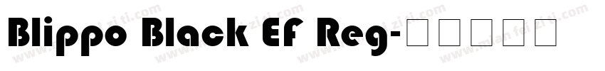 Blippo Black EF Reg字体转换
